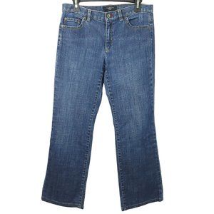 Talbots Petites Boot Cut Denim Jeans Size 4P MId Rise Medium Wash